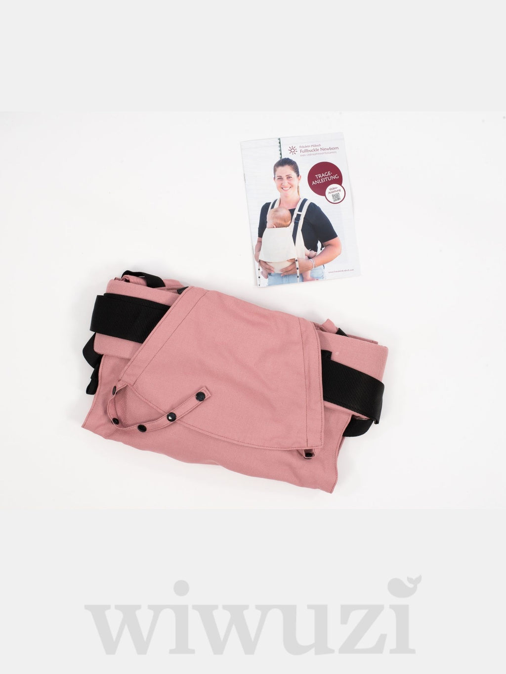 Fräulein Hübsch Fullbuckle NEWBORN – Babytrage aus Bio-Baumwolle
