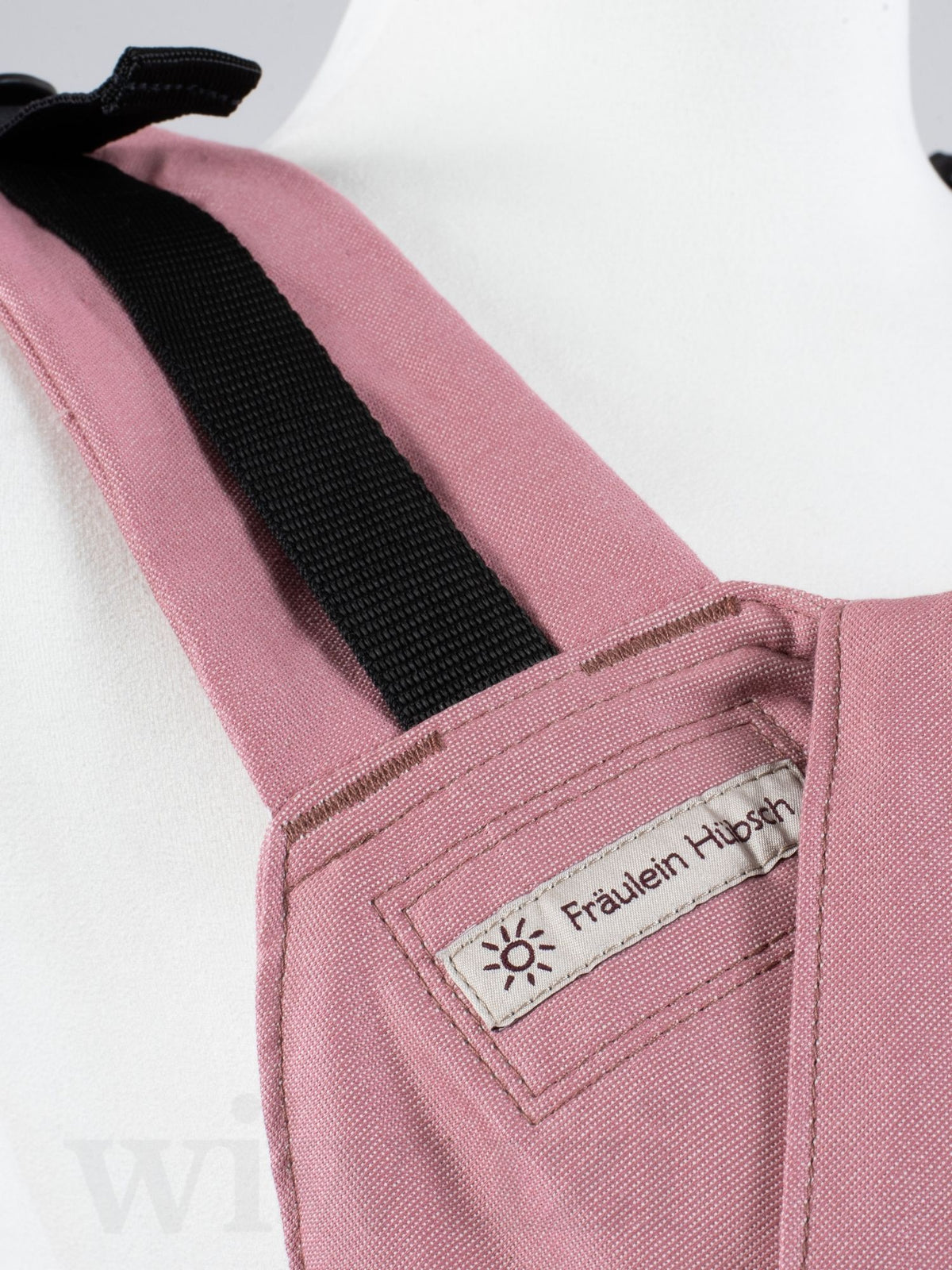 Fräulein Hübsch Fullbuckle NEWBORN – Babytrage aus Bio-Baumwolle