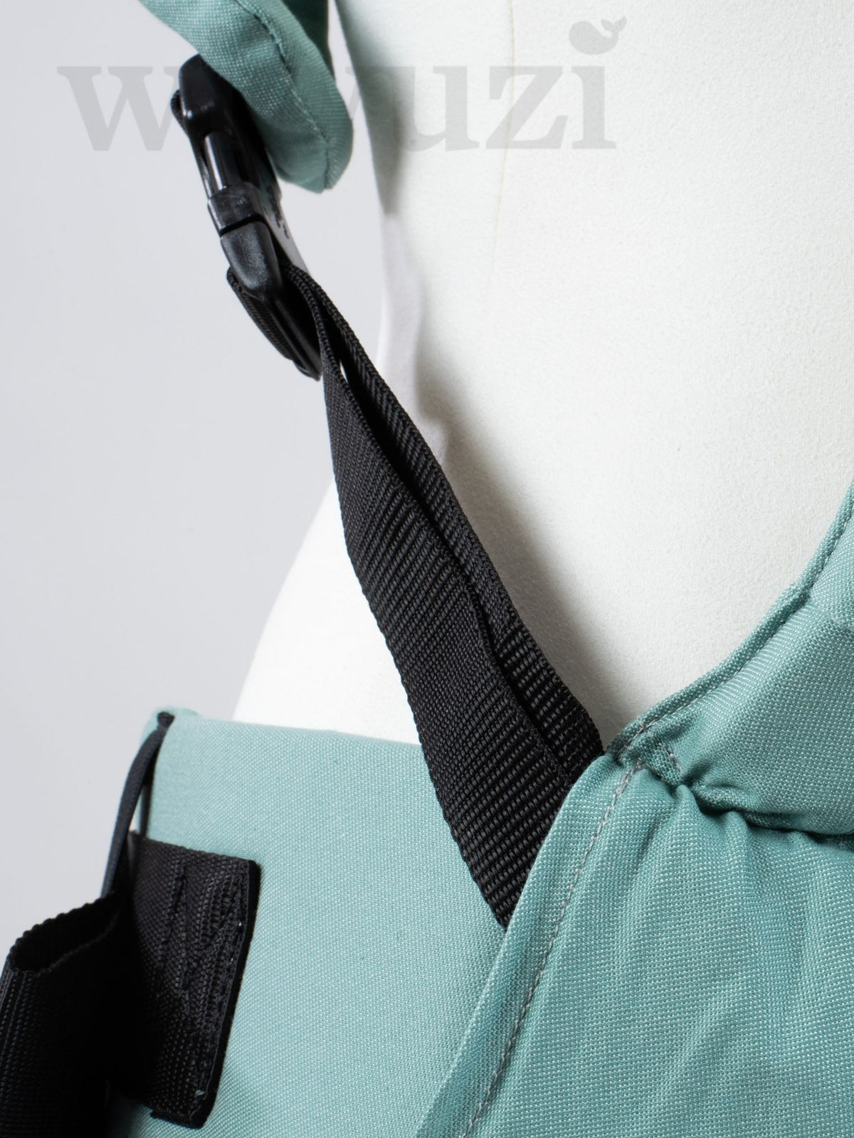Fräulein Hübsch Fullbuckle Onesize Jade – Babytrage aus Bio-Baumwolle