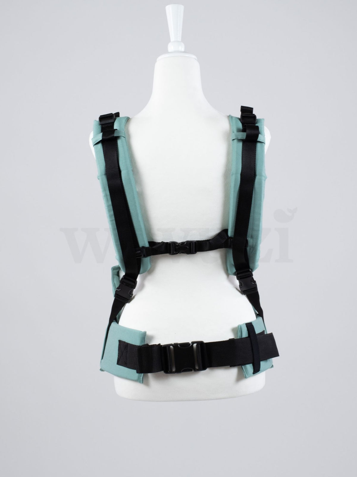 Fräulein Hübsch Fullbuckle Onesize Jade – Babytrage aus Bio-Baumwolle