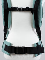 Fräulein Hübsch Fullbuckle Onesize Jade – Babytrage aus Bio-Baumwolle