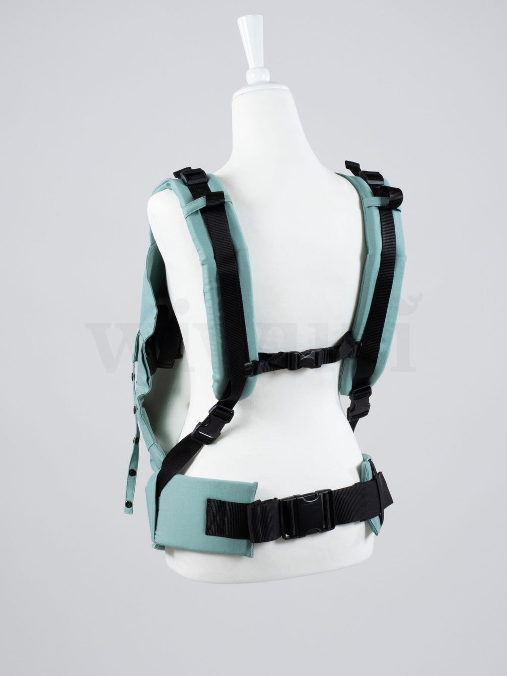 Fräulein Hübsch Fullbuckle Onesize Jade – Babytrage aus Bio-Baumwolle