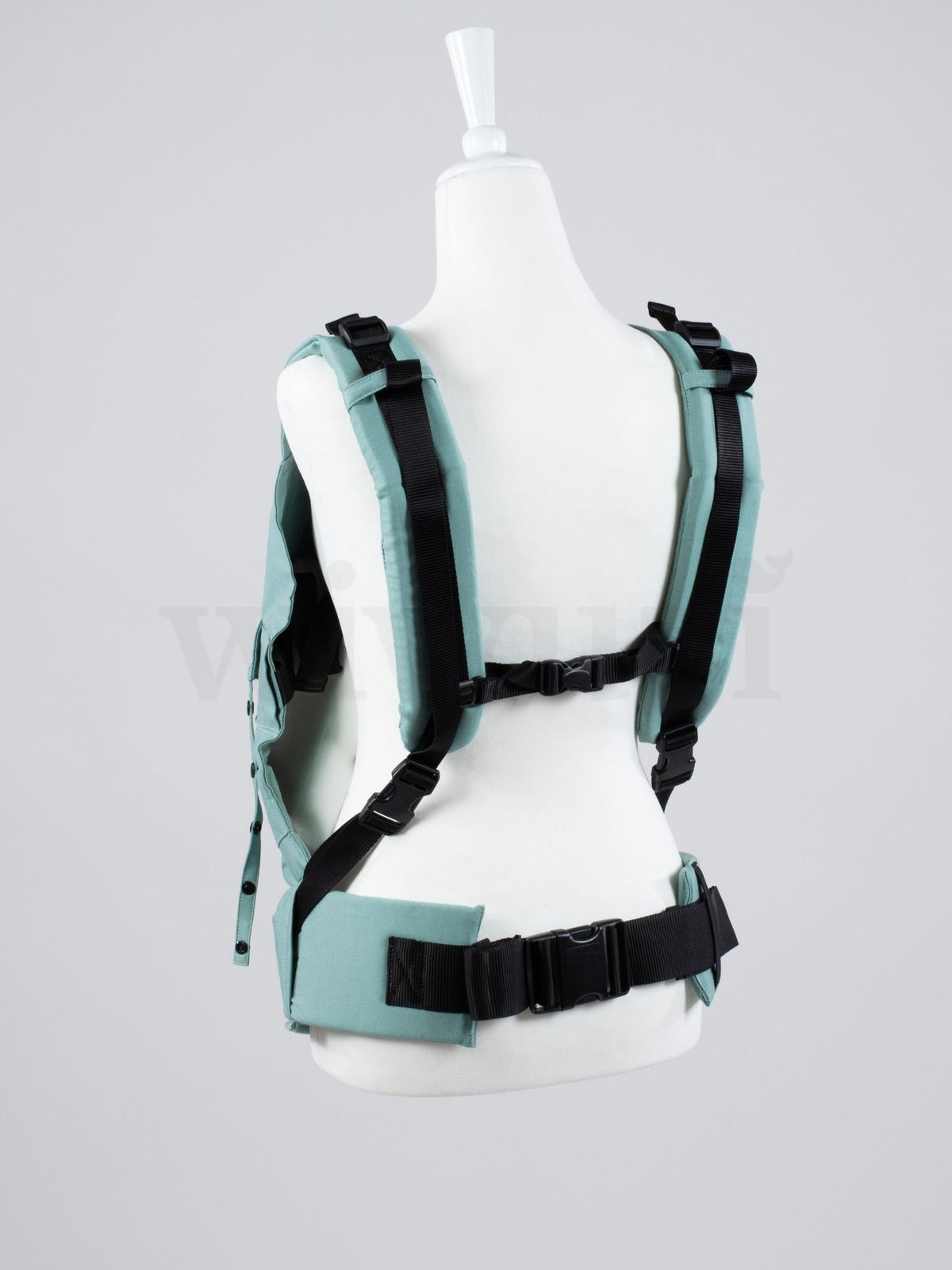Fräulein Hübsch Fullbuckle Onesize Jade – Babytrage aus Bio-Baumwolle