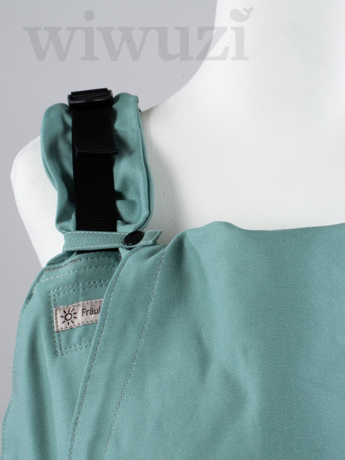 Fräulein Hübsch Fullbuckle Onesize Jade – Babytrage aus Bio-Baumwolle