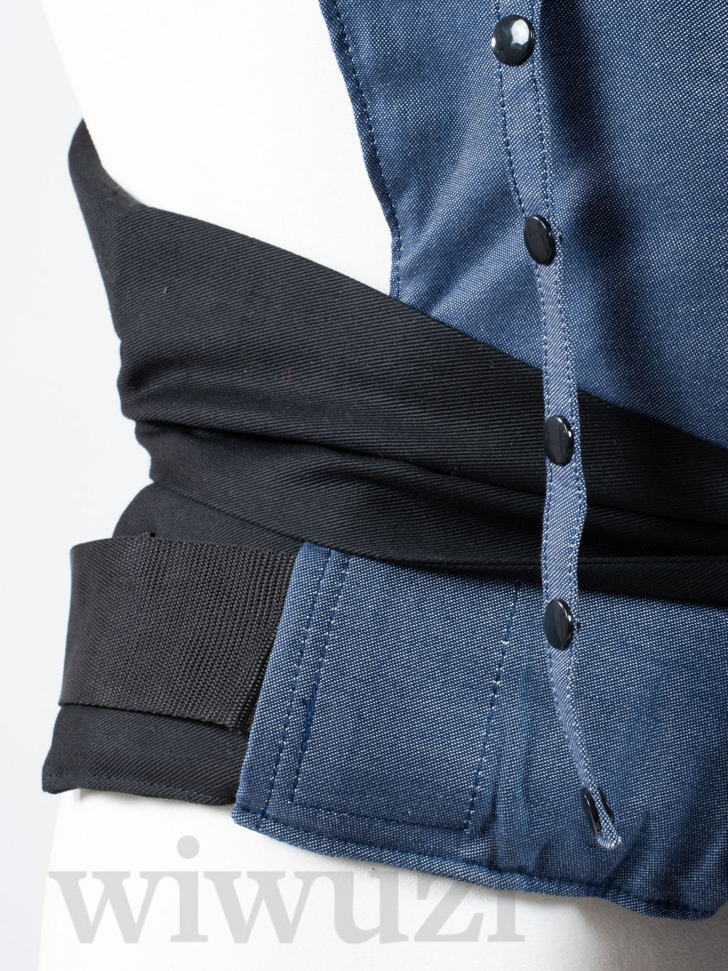 Fräulein Hübsch Mei Tai Denim – Ergonomische Babytrage aus Bio-Baumwolle