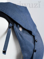 Fräulein Hübsch Mei Tai Denim – Ergonomische Babytrage aus Bio-Baumwolle