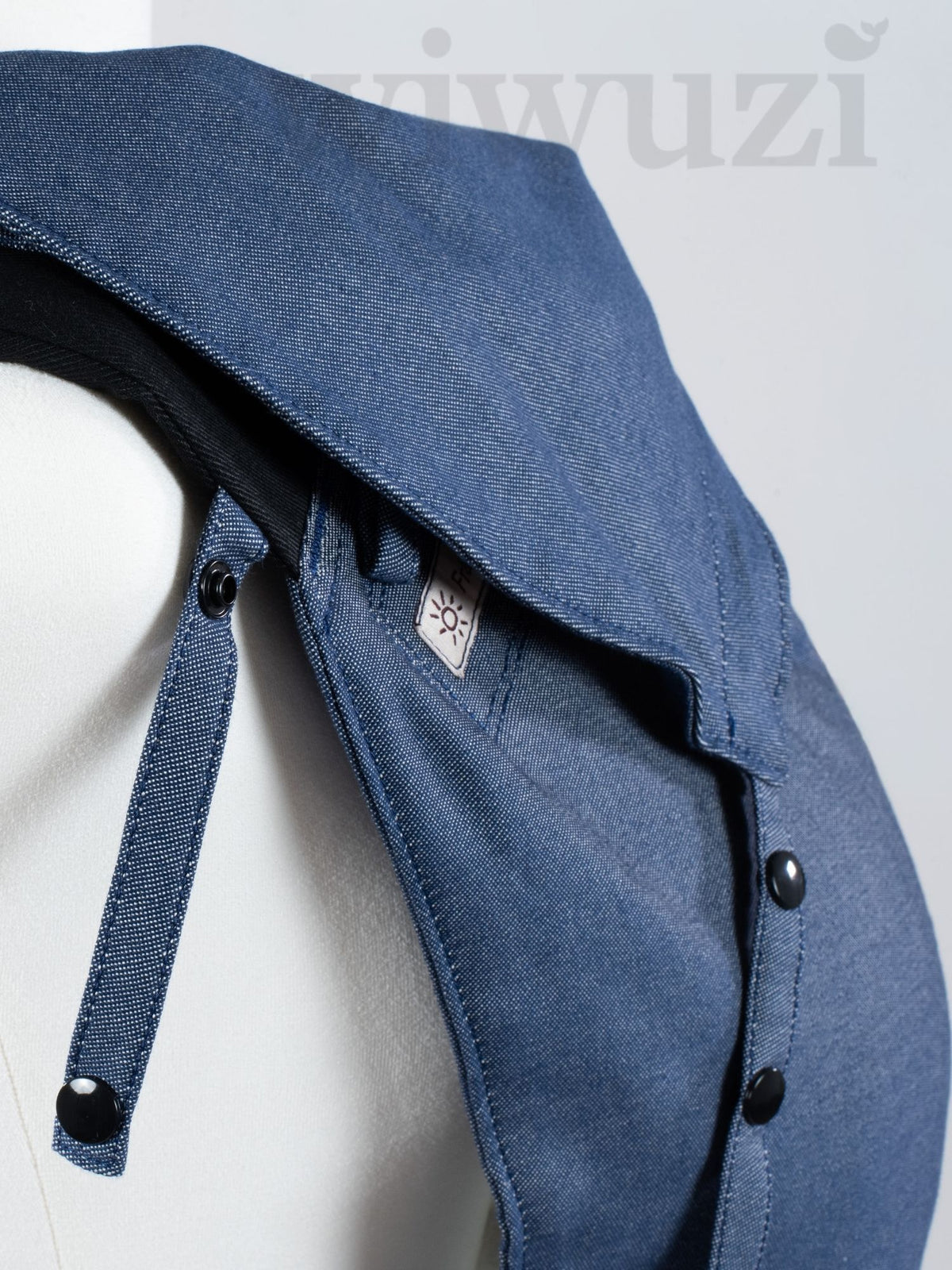 Fräulein Hübsch Mei Tai Denim – Ergonomische Babytrage aus Bio-Baumwolle
