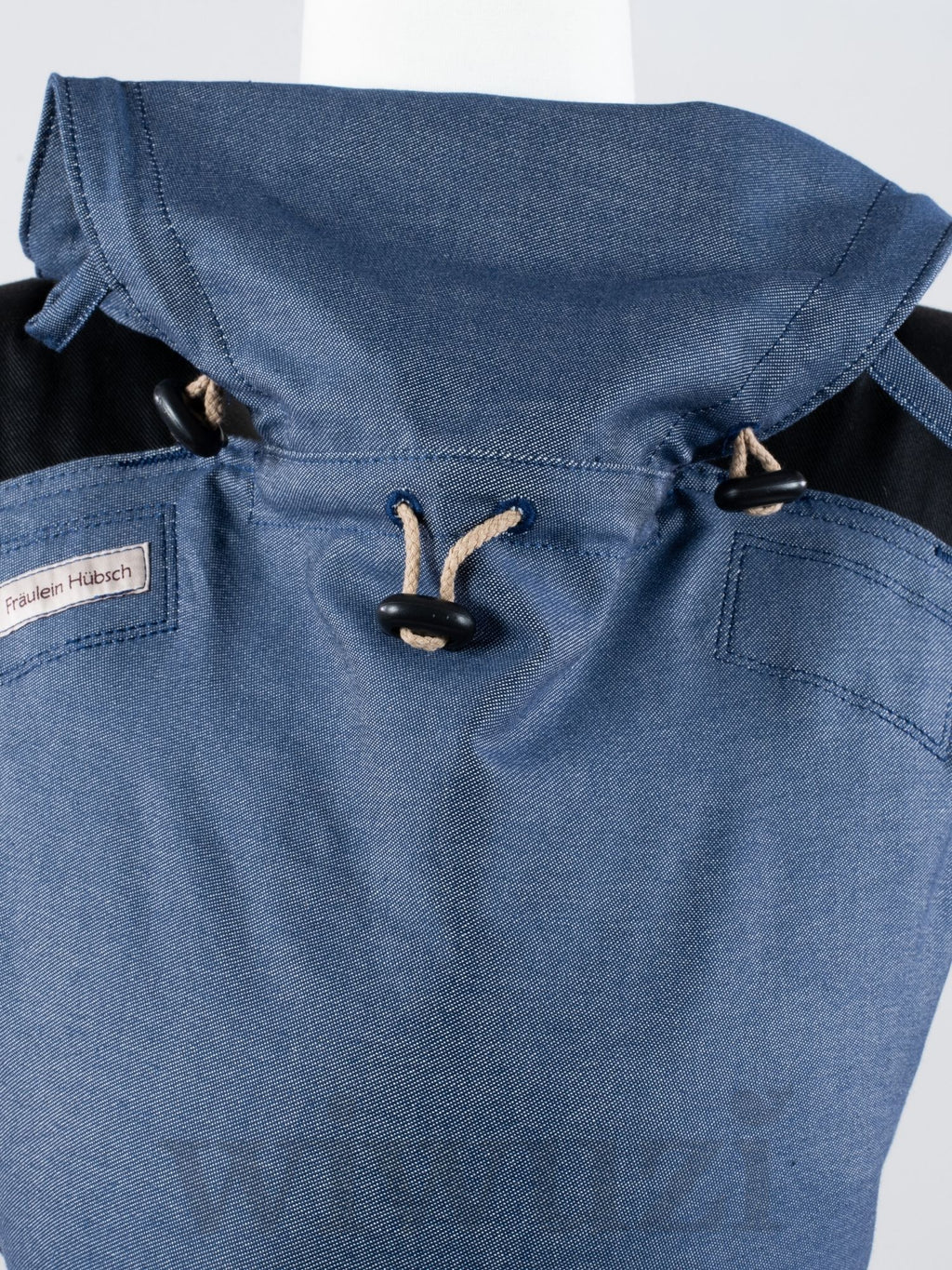 Fräulein Hübsch Mei Tai Denim – Ergonomische Babytrage aus Bio-Baumwolle