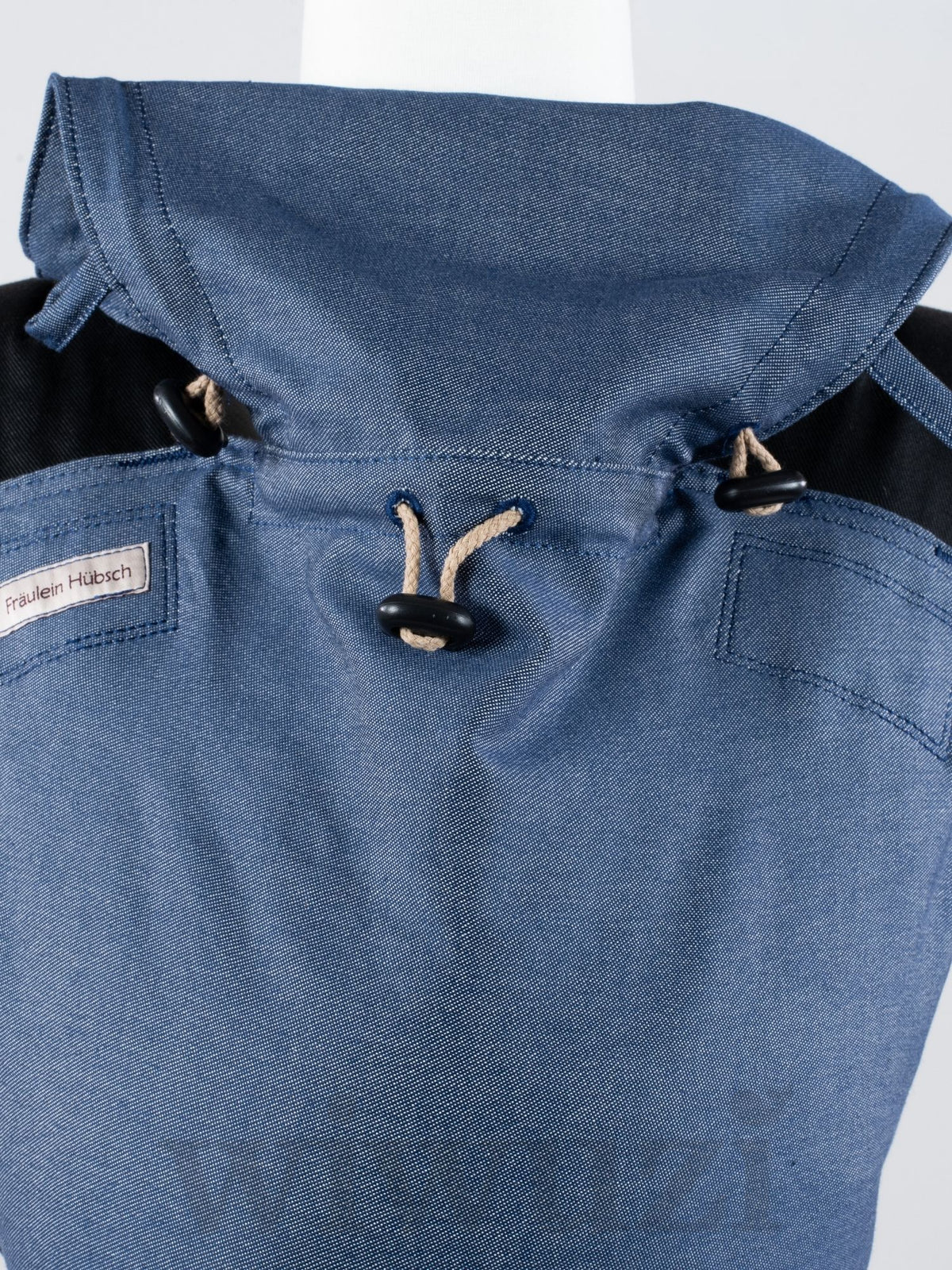 Fräulein Hübsch Mei Tai Denim – Ergonomische Babytrage aus Bio-Baumwolle