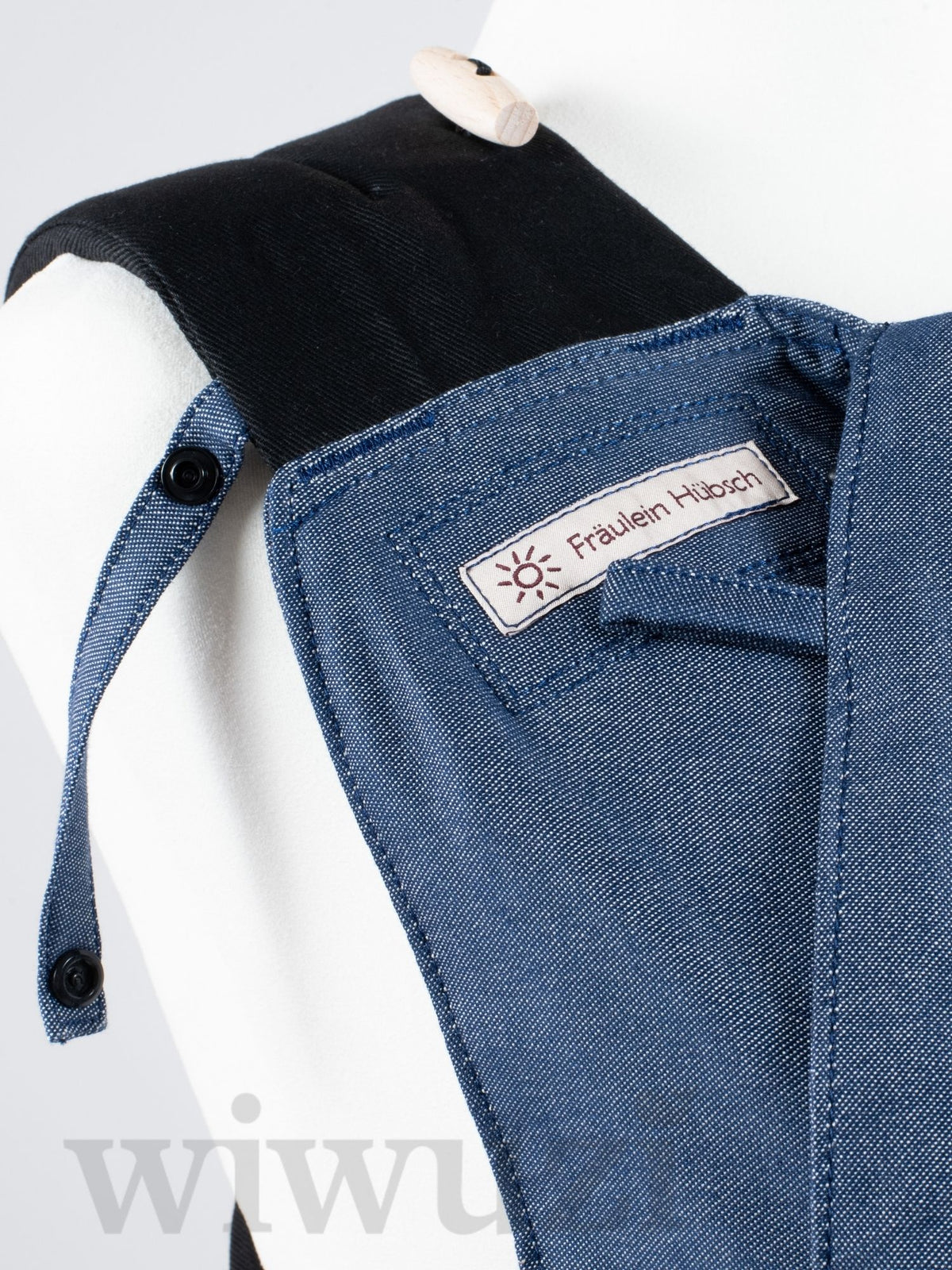 Fräulein Hübsch Mei Tai Denim – Ergonomische Babytrage aus Bio-Baumwolle