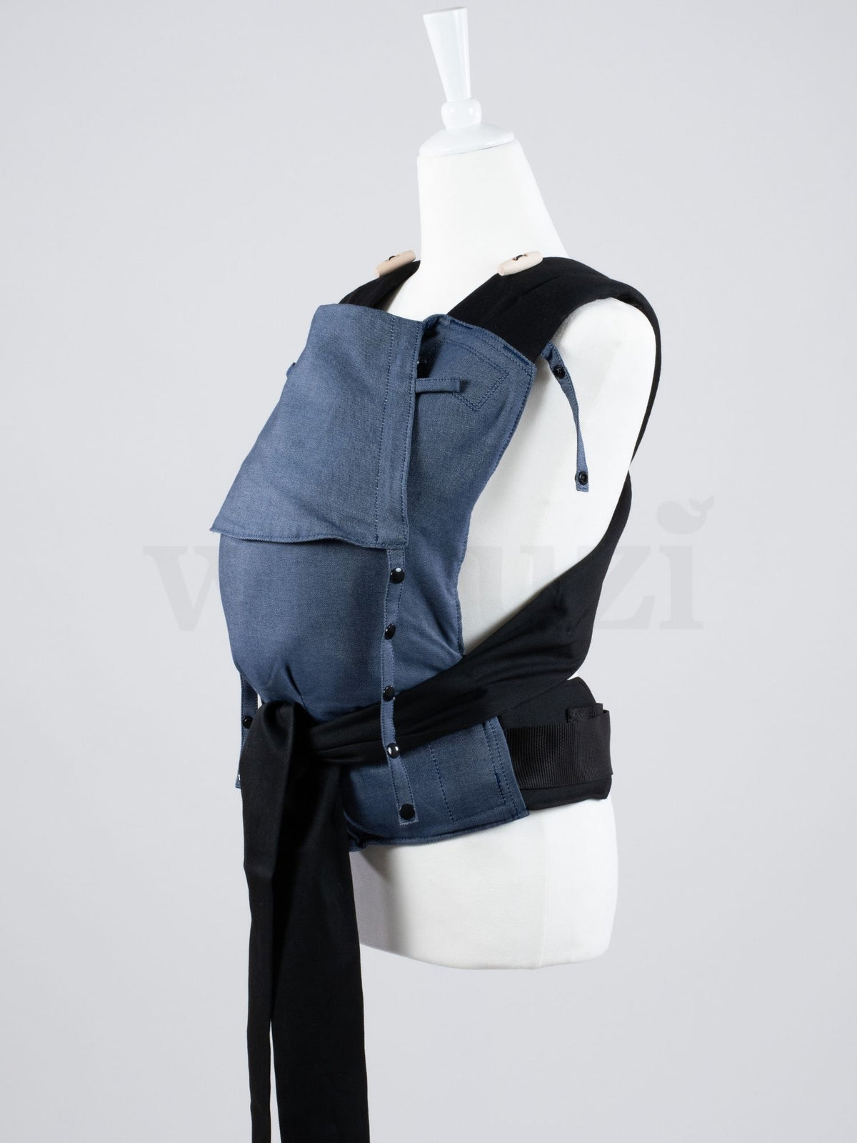 Fräulein Hübsch Mei Tai Denim – Ergonomische Babytrage aus Bio-Baumwolle