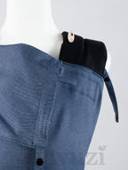 Fräulein Hübsch Mei Tai Denim – Ergonomische Babytrage aus Bio-Baumwolle