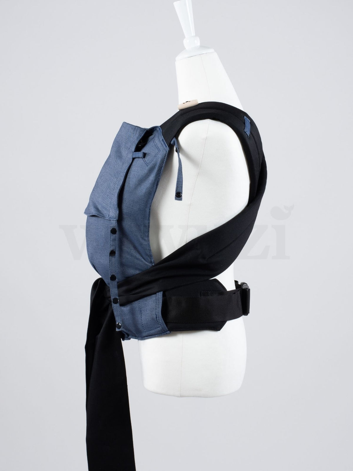 Fräulein Hübsch Mei Tai Denim – Ergonomische Babytrage aus Bio-Baumwolle