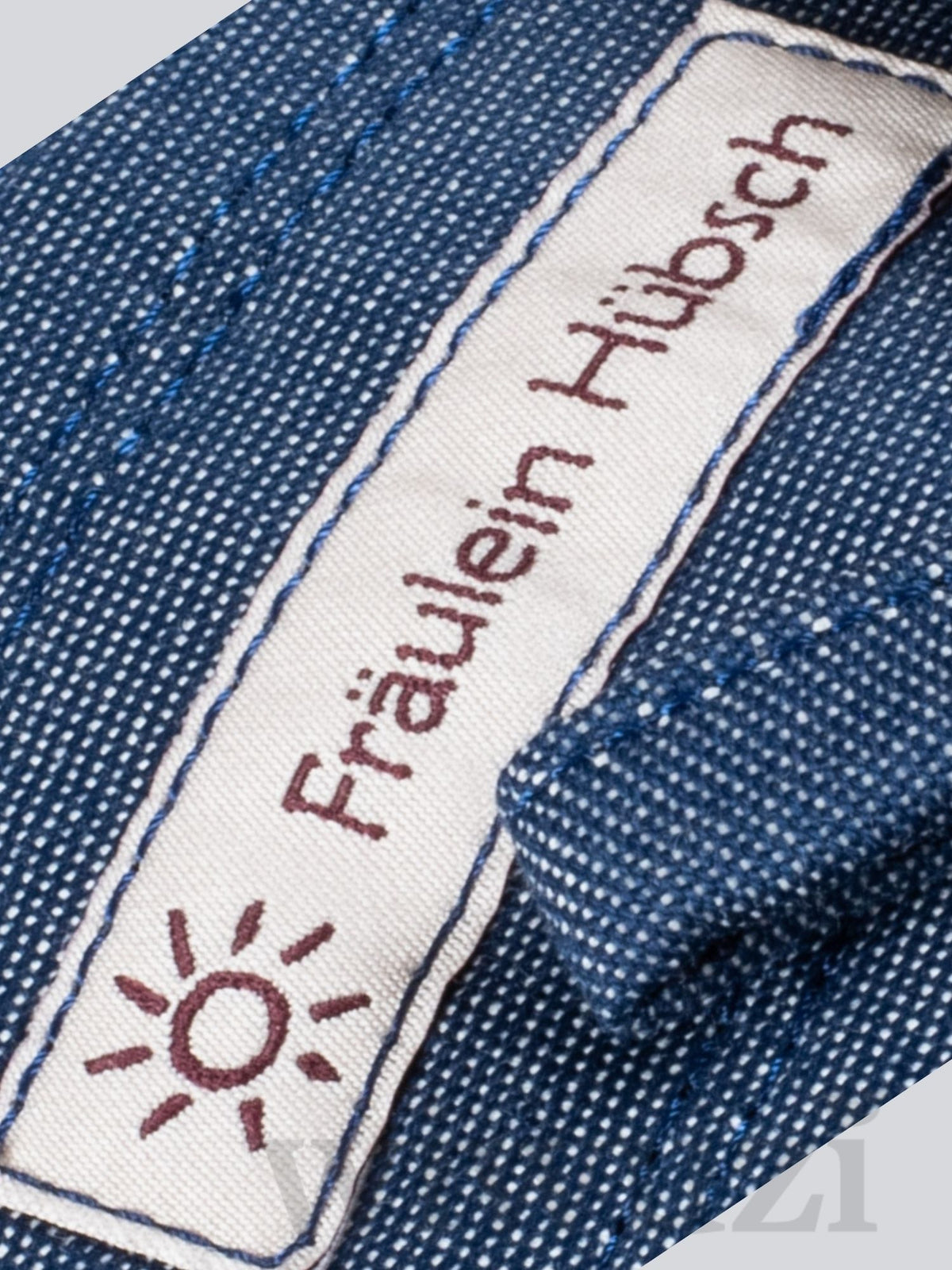 Fräulein Hübsch Mei Tai Denim – Ergonomische Babytrage aus Bio-Baumwolle