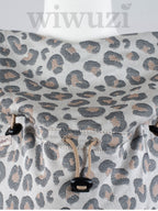 Fräulein Hübsch Mei Tai Toddlersize Leoprint – Ergonomische Babytrage aus Bio-Baumwolle