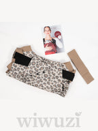 Fräulein Hübsch Mei Tai Toddlersize Leoprint – Lieferumfang mit Trage, Brustgurt und Stoffbeutel