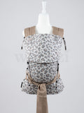 Fräulein Hübsch Mei Tai Toddlersize Leoprint – Ergonomische Babytrage aus Bio-Baumwolle