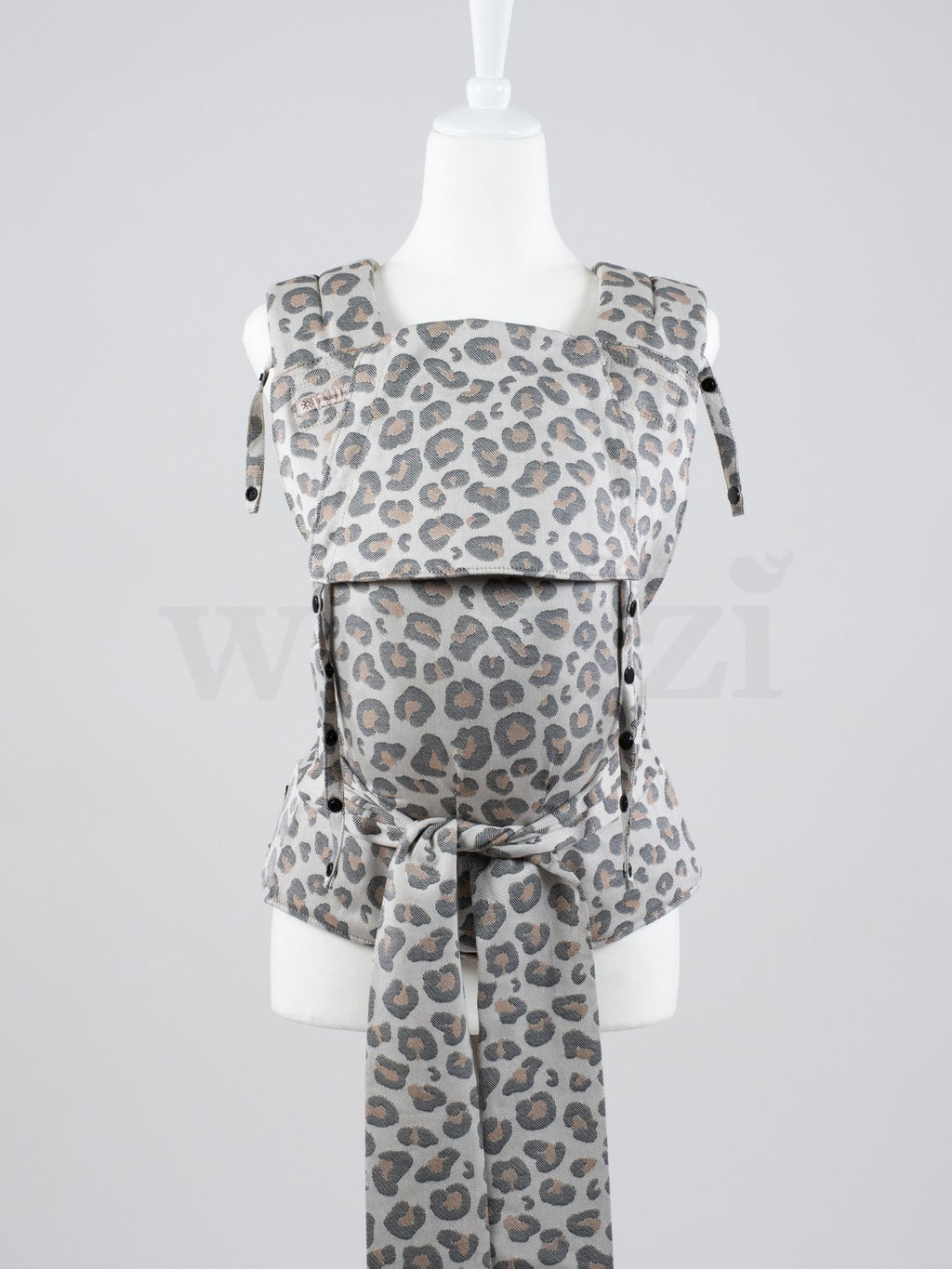Fräulein Hübsch SoftTai Babysize Leoprint – Ergonomische Babytrage aus Bio-Baumwolle
