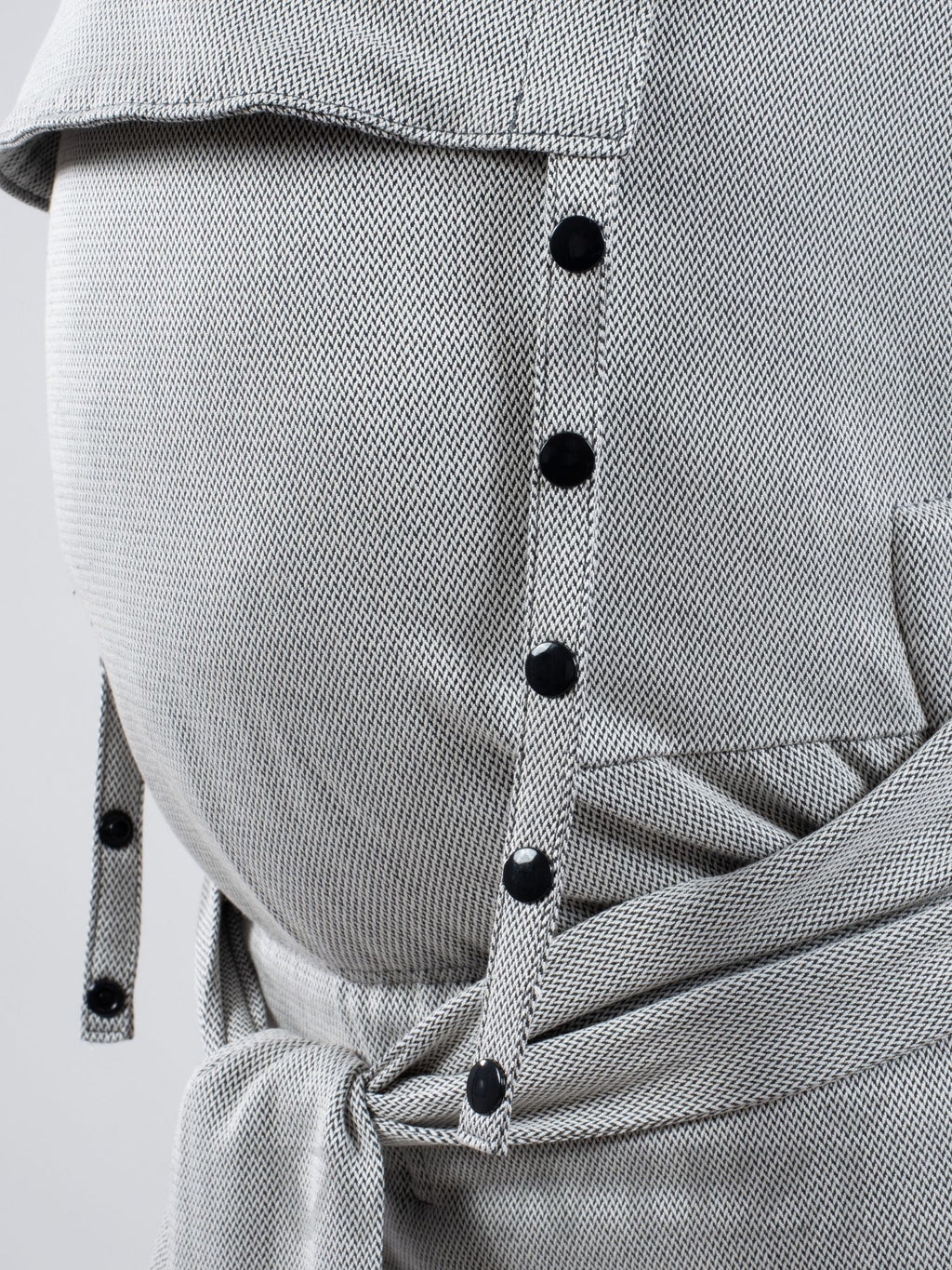Fräulein Hübsch SoftTai V2 Toddlersize Silver – Ergonomische Babytrage aus Bio-Baumwolle