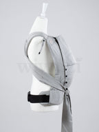 Fräulein Hübsch SoftTai V2 Toddlersize Silver – Ergonomische Babytrage aus Bio-Baumwolle