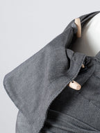 Fräulein Hübsch WrapCon Babysize Graphite – Ergonomische Babytrage aus Bio-Baumwolle