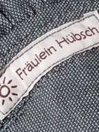 Fräulein Hübsch WrapCon Babysize Graphite – Ergonomische Babytrage aus Bio-Baumwolle