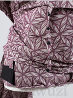 Fräulein Hübsch WrapCon Toddlersize Lorelei Bordeaux – Ergonomische Babytrage aus Bio-Baumwolle