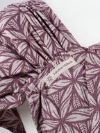 Fräulein Hübsch WrapCon Toddlersize Lorelei Bordeaux – Ergonomische Babytrage aus Bio-Baumwolle