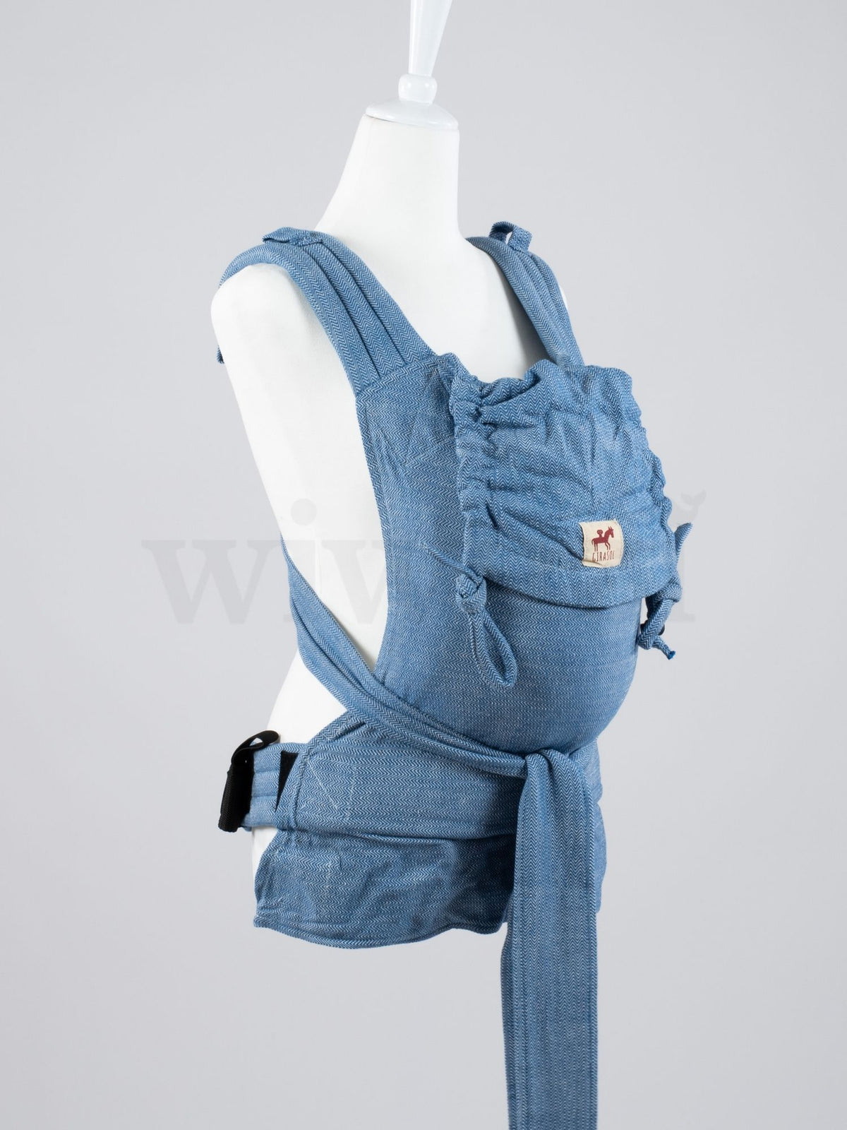 Girasol MySol® Blue Tweed mit Schnallenhüftgurt (Halfbuckle) – mit recycelter Baumwolle