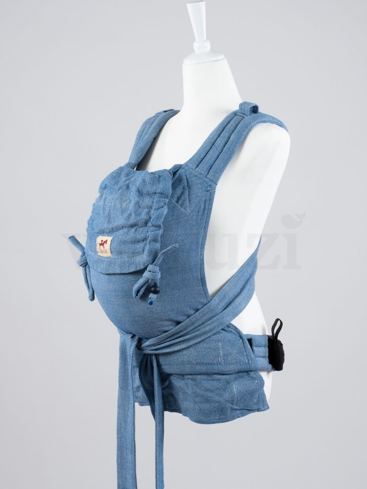 Girasol MySol® Blue Tweed mit Schnallenhüftgurt (Halfbuckle) – mit recycelter Baumwolle