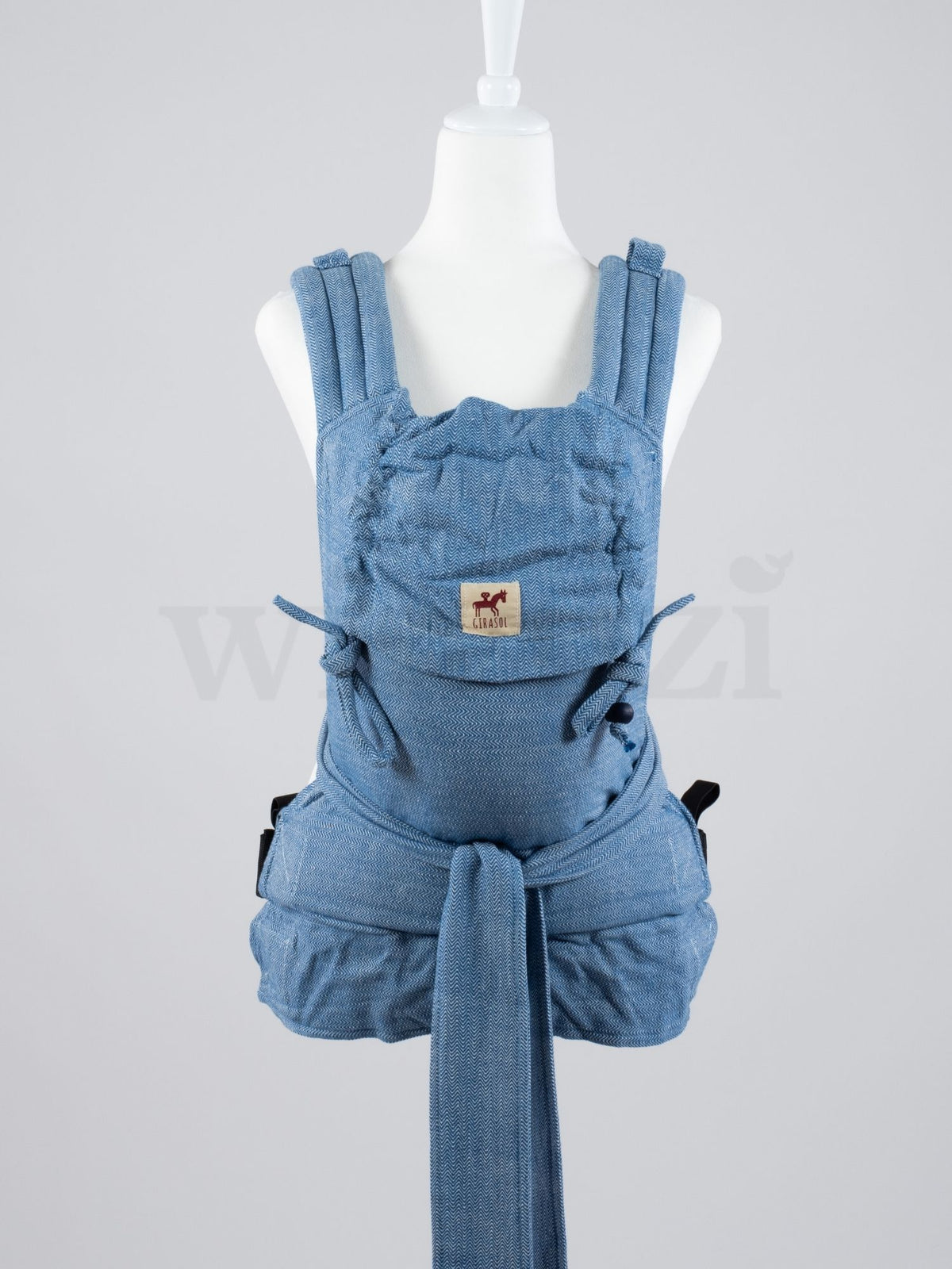 Girasol MySol® Blue Tweed mit Schnallenhüftgurt (Halfbuckle) – mit recycelter Baumwolle