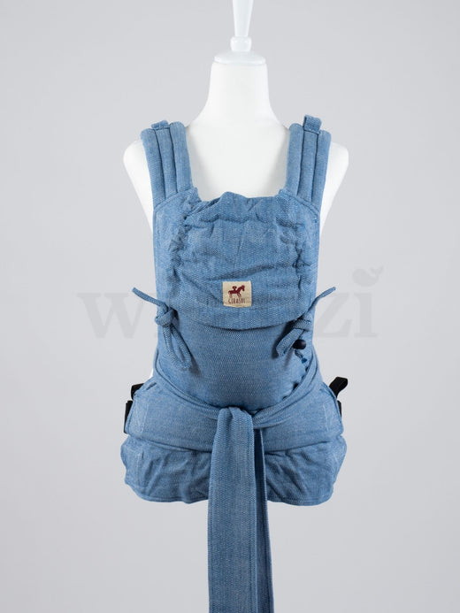 Girasol MySol® Blue Tweed mit Schnallenhüftgurt (Halfbuckle) – mit recycelter Baumwolle